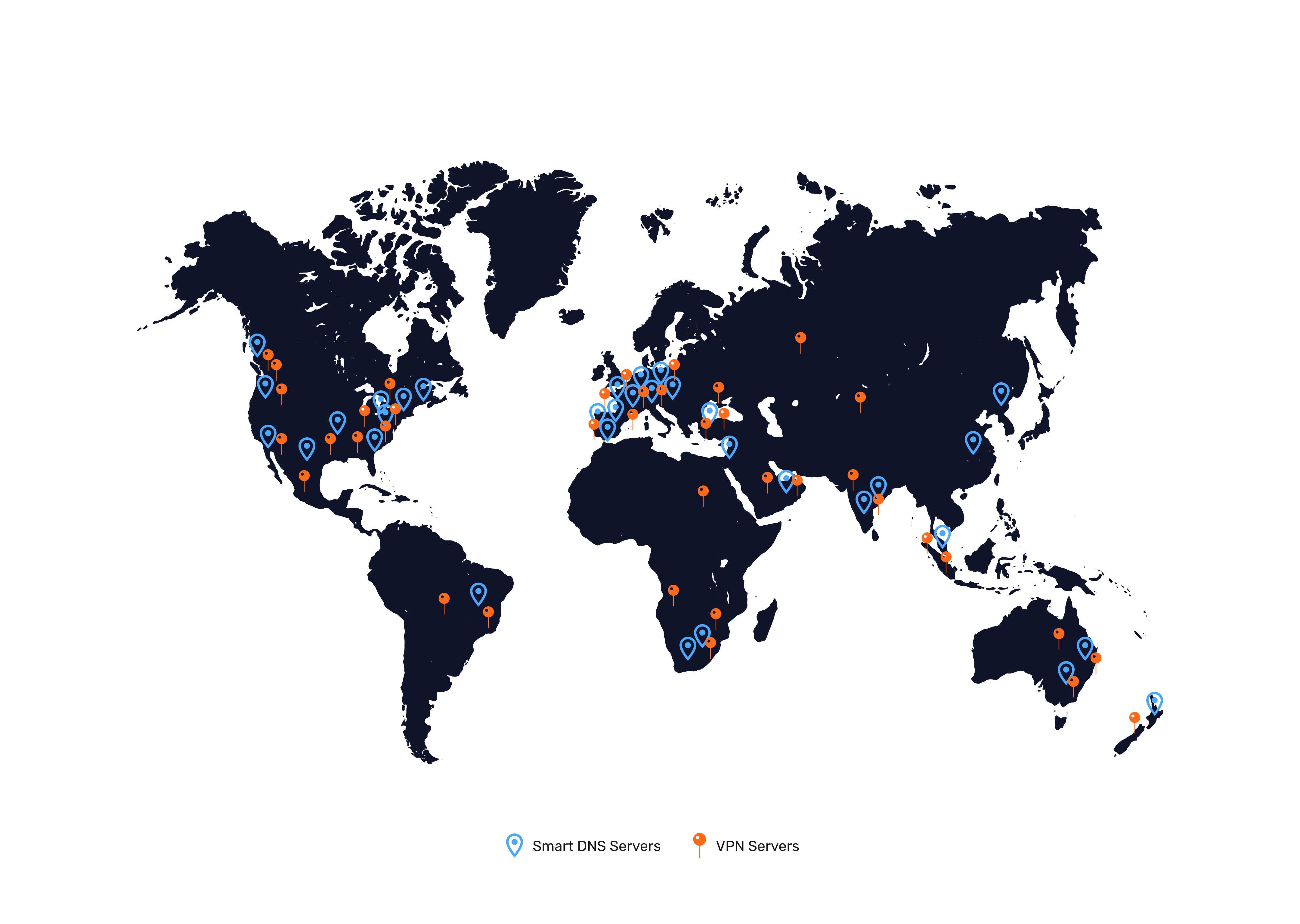 Smart DNS Network Map