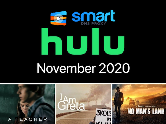 Hulu offer for November 2020 - stream it with Smart DNS Proxy!